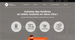 Desktop Screenshot of fenetreetmenuiserie.com