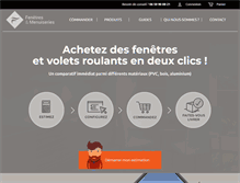Tablet Screenshot of fenetreetmenuiserie.com